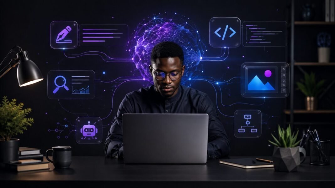 Best AI Tools for Africans technology workspace
