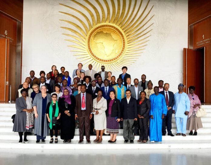 Delegates at the African Union headquarters in Addis Ababa